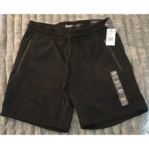 New With Tag NWT Men's Brooklyn Cloth Fleece 5" Shorts Black Small Gym Pockets